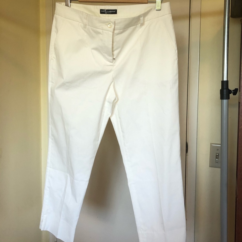 Dolce & Gabbana White Trousers